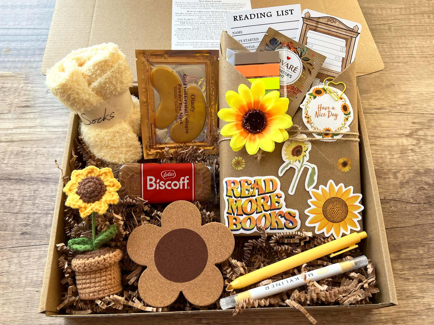 Mothers Day Gift Box Blind Date with a Book Lover Gift for Her Unique Mothers Day Gift from Daughter Son Grandma Aunt Bookish Set Bookworm